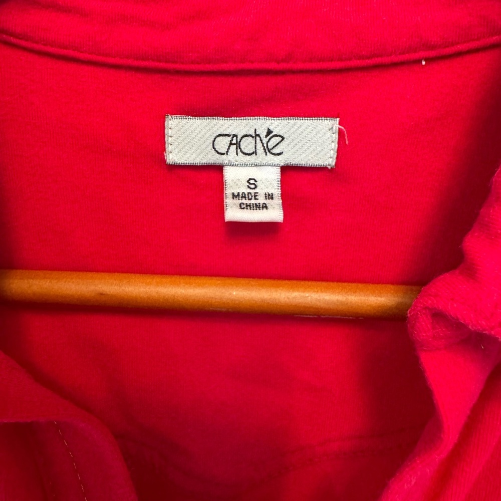 Cache Pink Collared Button-Up Top - image 2